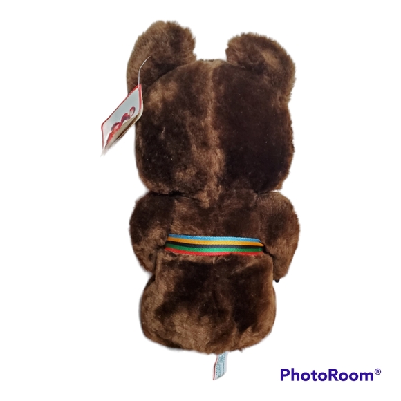 1980 Moscow Olympic Bear Misha with Original Tags Stuffed Brown Collectible 13" - Picture 8 of 15